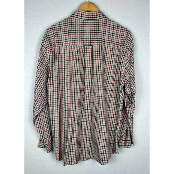 Pendleton Mens Large Brown Plaid Broadway Cloth Long Sleeve Button Down Shirt - Picture 6 of 6